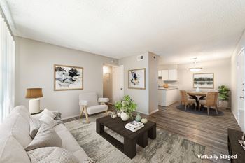 Spacious living room